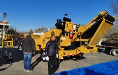 2019年，長春市伊通河設施維護處采購一臺Rayco大型粉碎機1754.